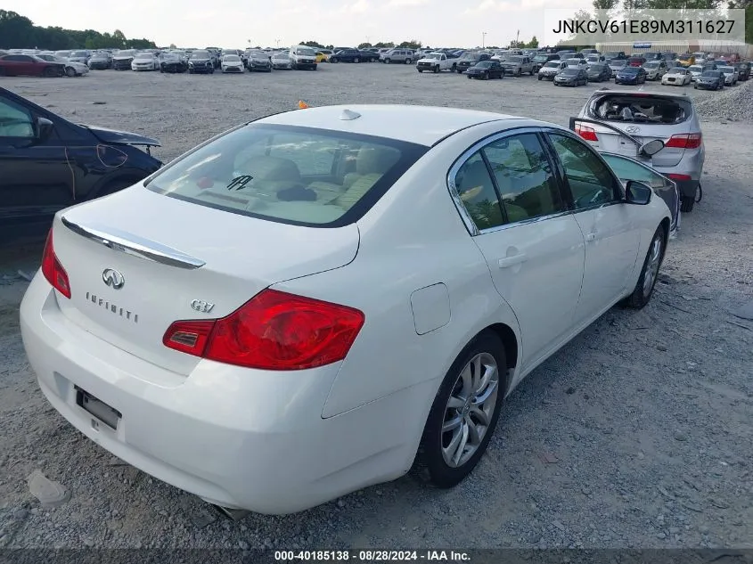 2009 Infiniti G37 Journey VIN: JNKCV61E89M311627 Lot: 40185138