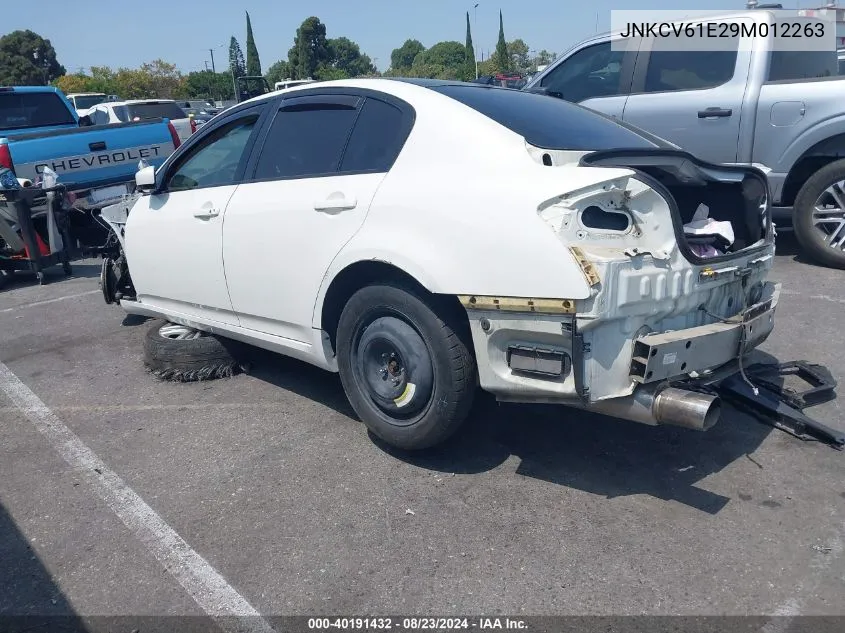 2009 Infiniti G37 Journey VIN: JNKCV61E29M012263 Lot: 40191432