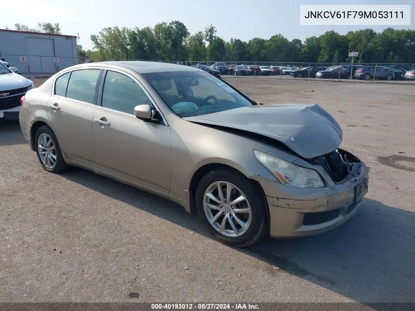 2009 Infiniti G37X VIN: JNKCV61F79M053111 Lot: 40193012