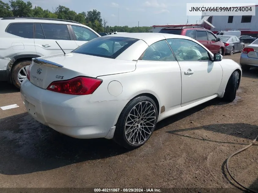 2009 Infiniti G37 VIN: JNKCV66E99M724004 Lot: 40211867