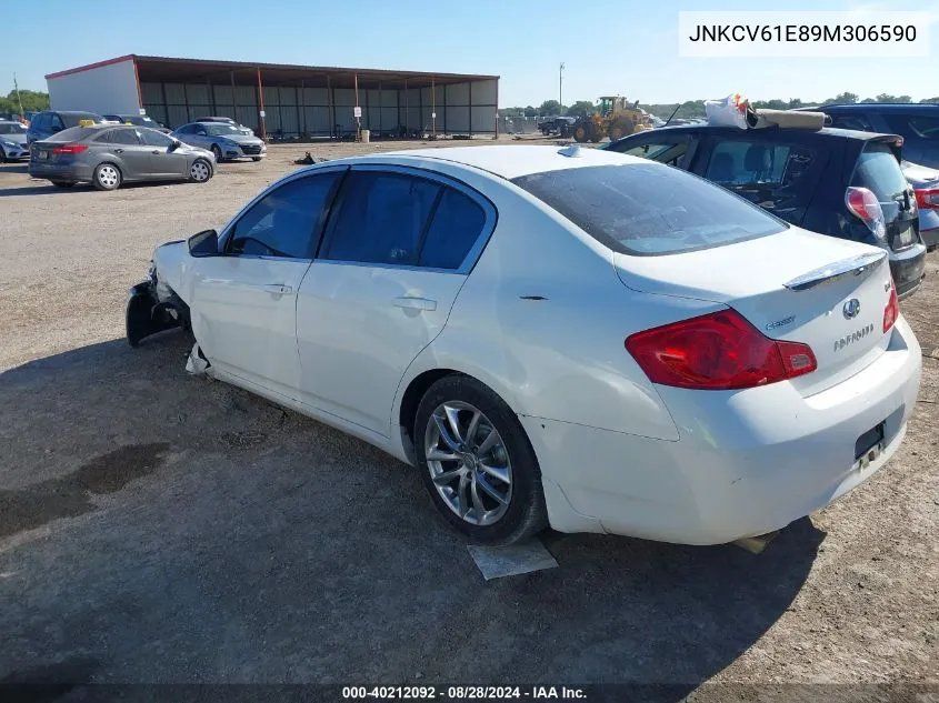 2009 Infiniti G37 Journey VIN: JNKCV61E89M306590 Lot: 40212092