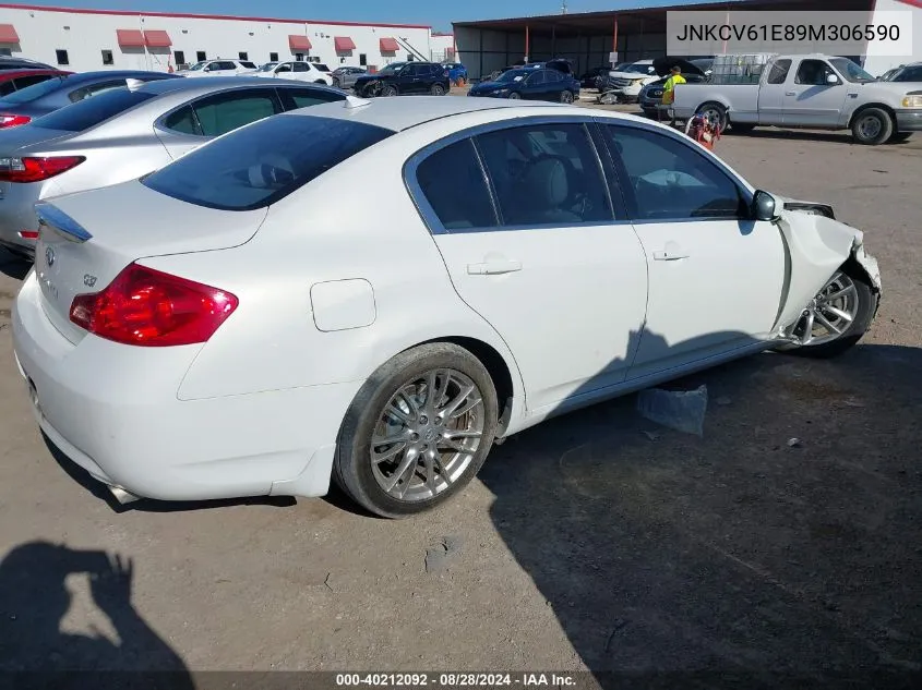 2009 Infiniti G37 Journey VIN: JNKCV61E89M306590 Lot: 40212092