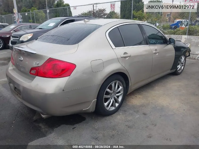 2009 Infiniti G37 Journey VIN: JNKCV61E99M012972 Lot: 40215055