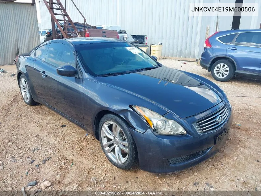 2009 Infiniti G37 Journey VIN: JNKCV64E19M600506 Lot: 40215627