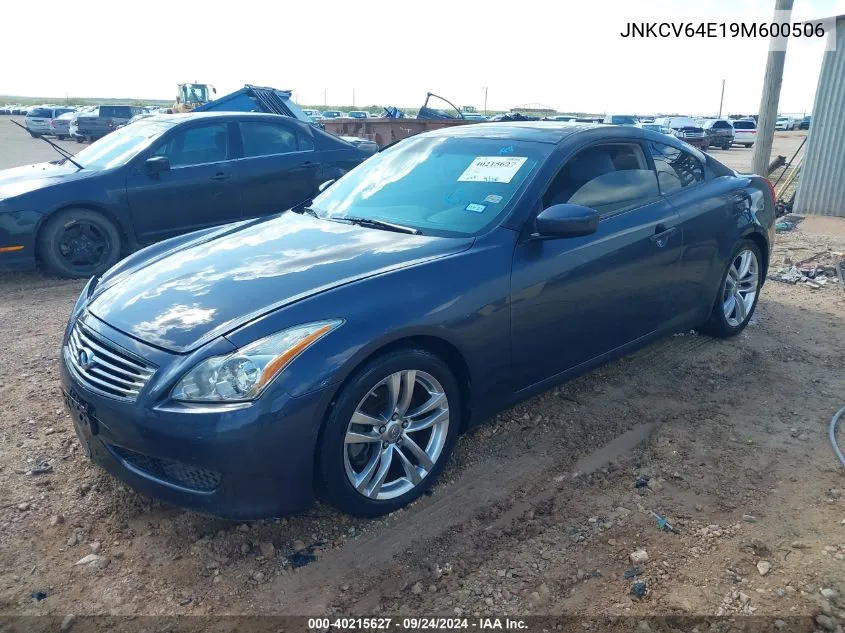 2009 Infiniti G37 Journey VIN: JNKCV64E19M600506 Lot: 40215627