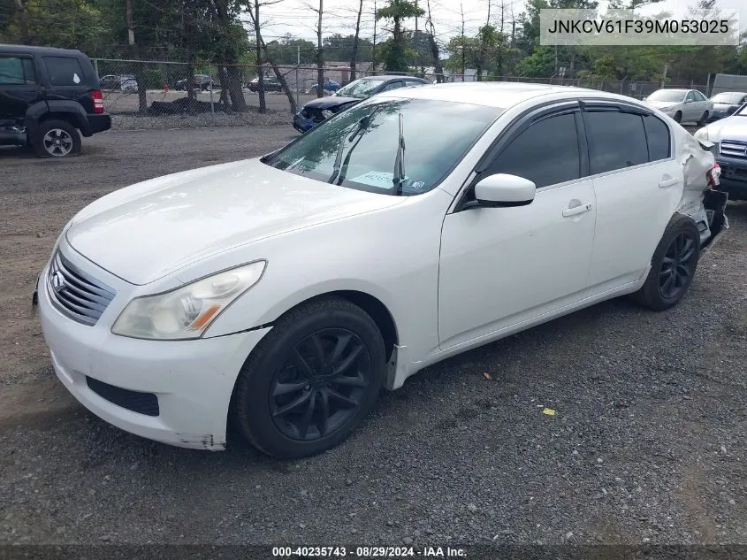 2009 Infiniti G37X VIN: JNKCV61F39M053025 Lot: 40235743