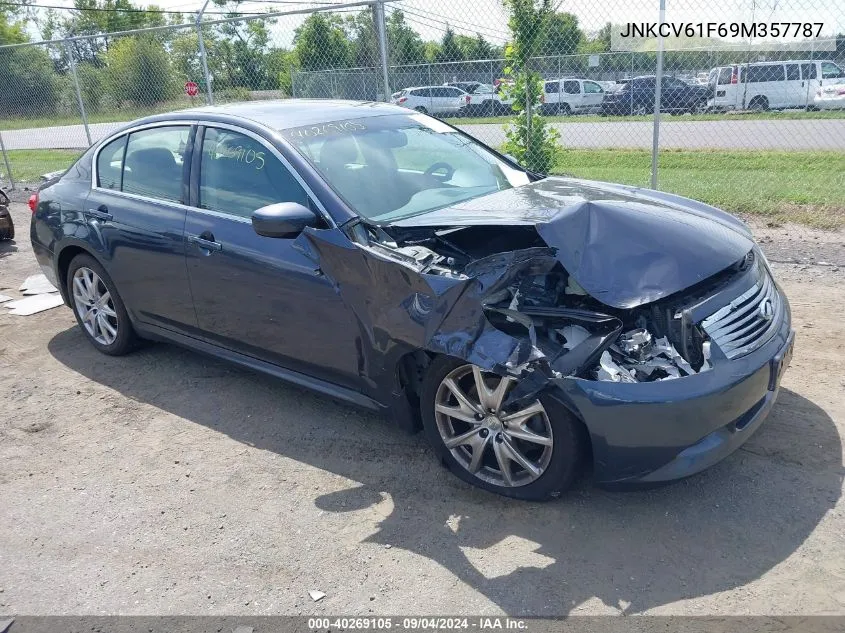 2009 Infiniti G37X VIN: JNKCV61F69M357787 Lot: 40269105