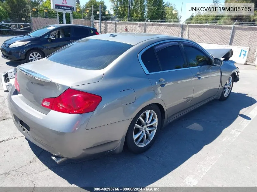 2009 Infiniti G37 Journey VIN: JNKCV61E19M305765 Lot: 40293766