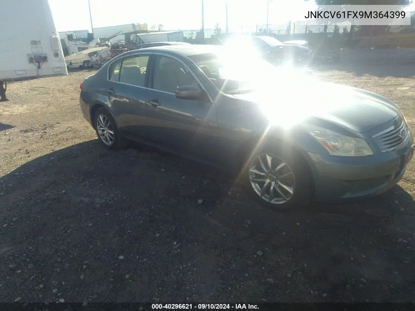 JNKCV61FX9M364399 2009 Infiniti G37X