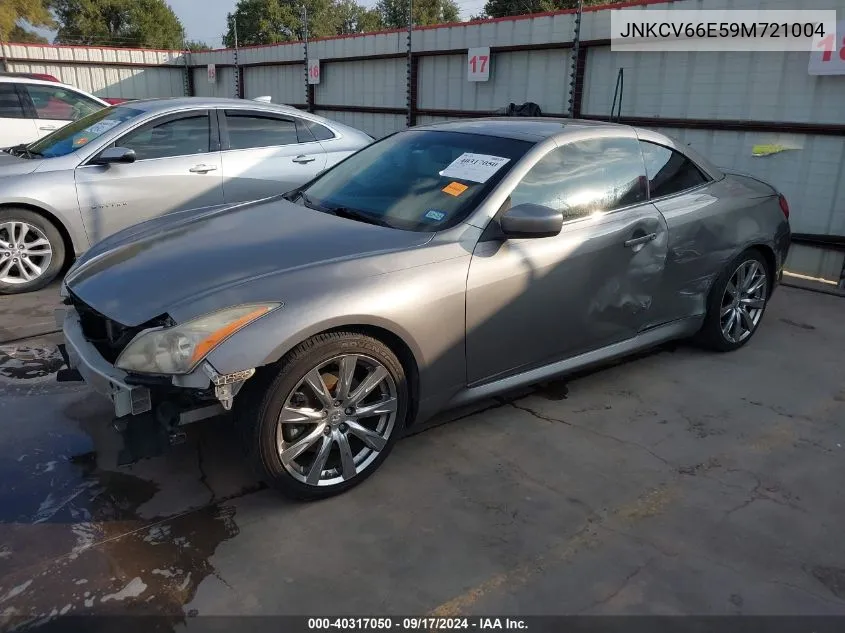 2009 Infiniti G37 VIN: JNKCV66E59M721004 Lot: 40317050