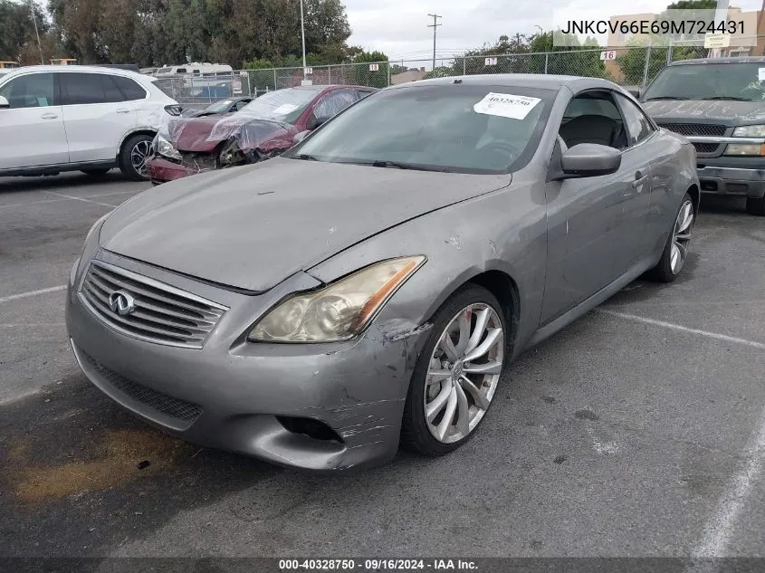 2009 Infiniti G37 VIN: JNKCV66E69M724431 Lot: 40328750