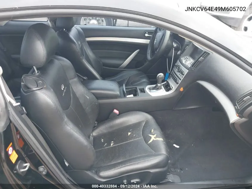 JNKCV64E49M605702 2009 Infiniti G37