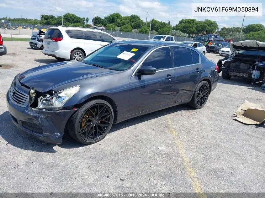 2009 Infiniti G37X VIN: JNKCV61F69M050894 Lot: 40357515