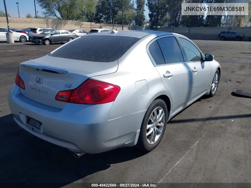 2009 Infiniti G37 Journey VIN: JNKCV61E69M308581 Lot: 40422560