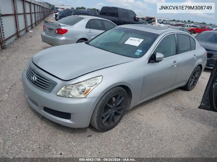 2009 Infiniti G37 Journey VIN: JNKCV61E79M308749 Lot: 40431756