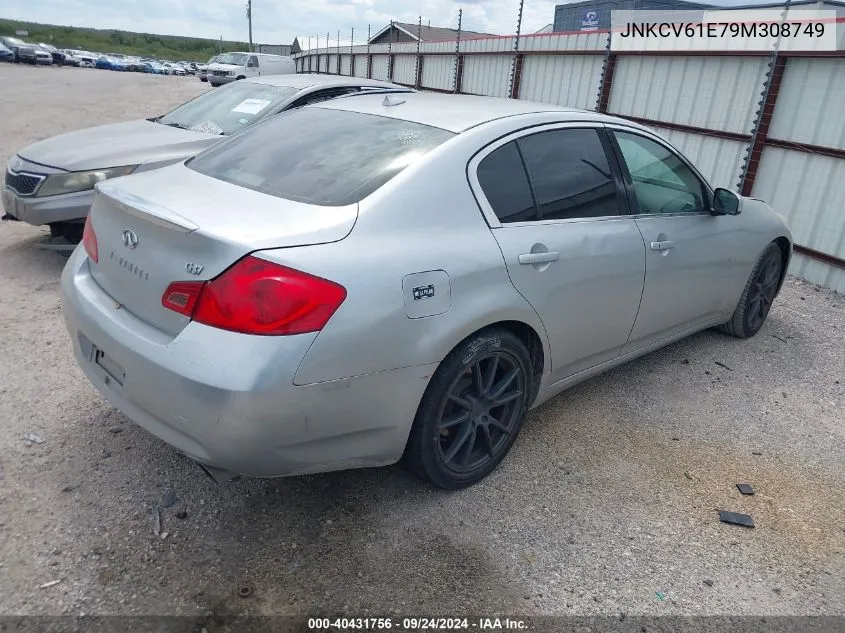 2009 Infiniti G37 Journey VIN: JNKCV61E79M308749 Lot: 40431756