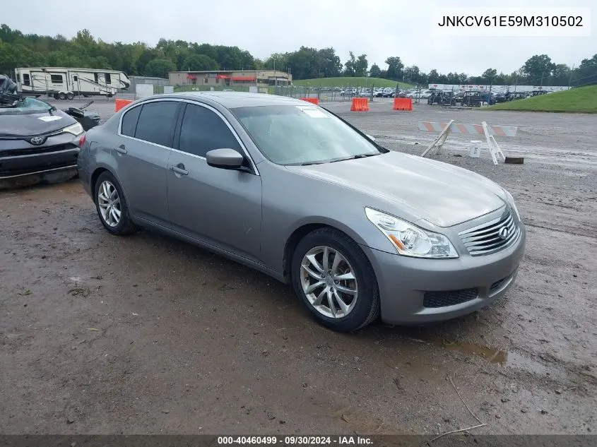 2009 Infiniti G37 Journey VIN: JNKCV61E59M310502 Lot: 40460499