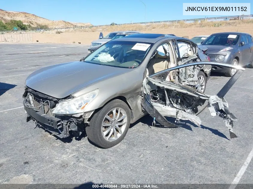 2009 Infiniti G37 Journey VIN: JNKCV61EX9M011152 Lot: 40463044