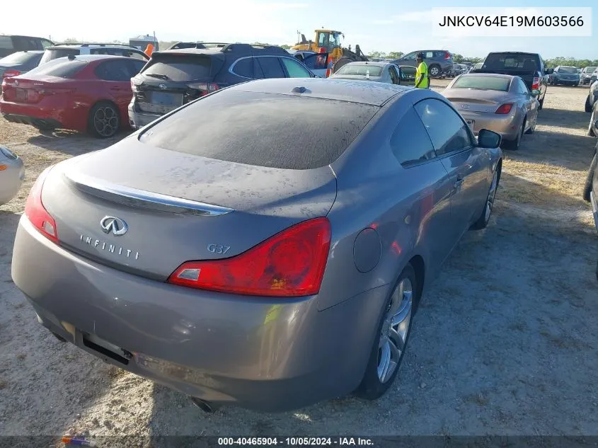 2009 Infiniti G37 Journey VIN: JNKCV64E19M603566 Lot: 40465904