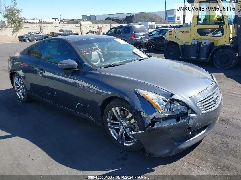 2009 Infiniti G37 Journey VIN: JNKCV64E79M606116 Lot: 40538438