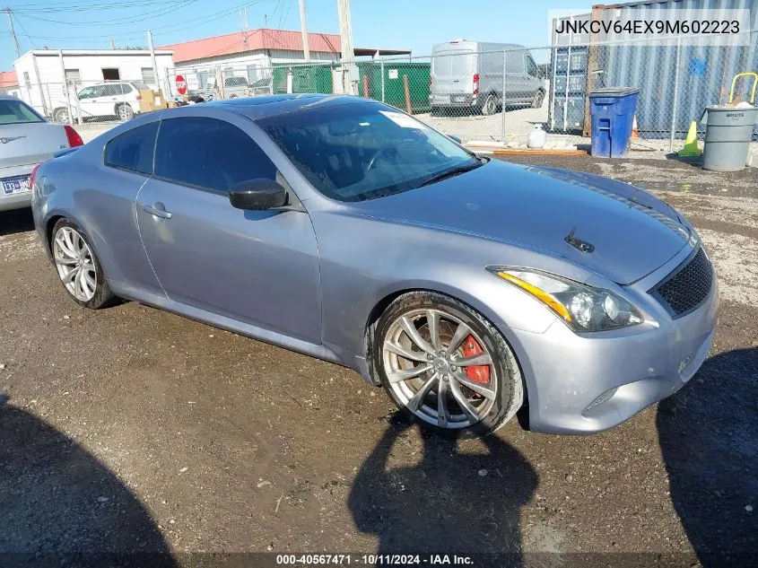 2009 Infiniti G37 Sport VIN: JNKCV64EX9M602223 Lot: 40567471