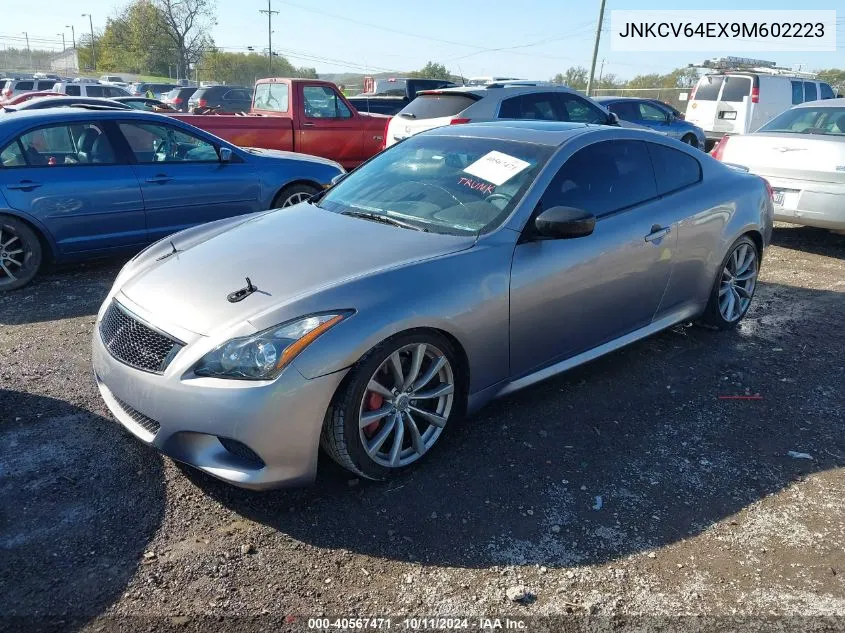 2009 Infiniti G37 Sport VIN: JNKCV64EX9M602223 Lot: 40567471