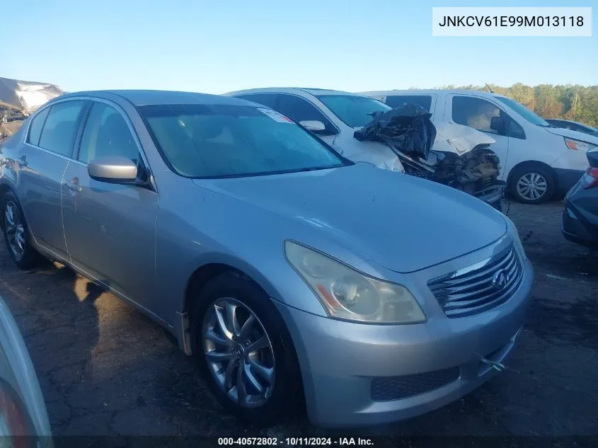 2009 Infiniti G37 Journey/Sport VIN: JNKCV61E99M013118 Lot: 40572802