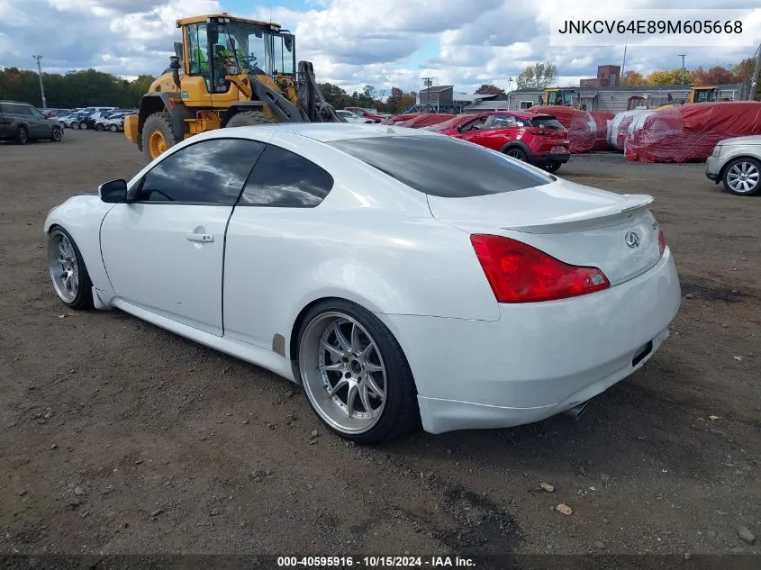 2009 Infiniti G37 Journey VIN: JNKCV64E89M605668 Lot: 40595916