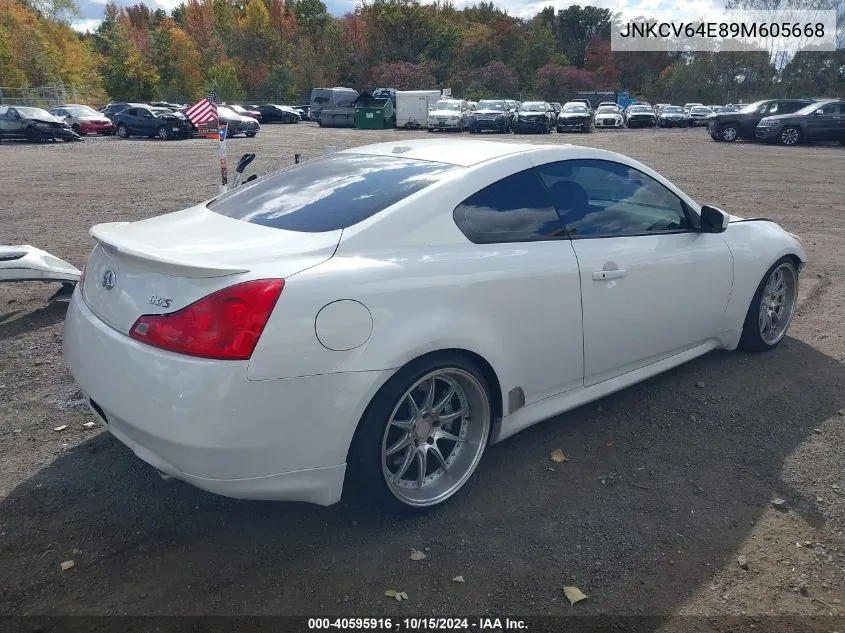 2009 Infiniti G37 Journey VIN: JNKCV64E89M605668 Lot: 40595916