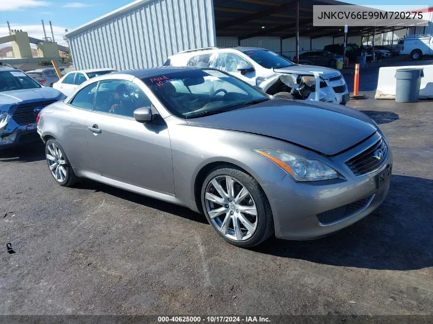 2009 Infiniti G37 VIN: JNKCV66E99M720275 Lot: 40625000