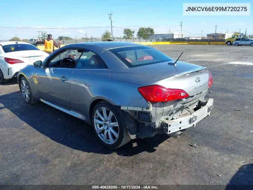 2009 Infiniti G37 VIN: JNKCV66E99M720275 Lot: 40625000