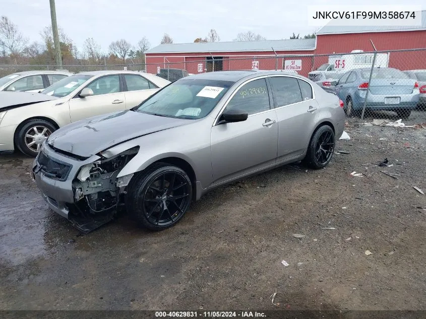 JNKCV61F99M358674 2009 Infiniti G37X