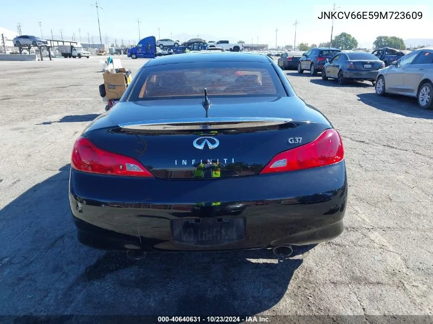 2009 Infiniti G37 VIN: JNKCV66E59M723609 Lot: 40640631