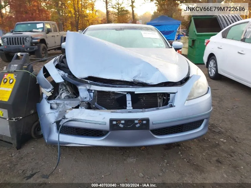 2009 Infiniti G37 VIN: JNKCV66E79M722686 Lot: 40703040