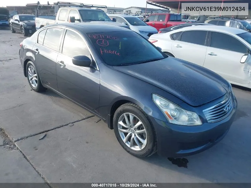 2009 Infiniti G37 Journey VIN: JNKCV61E39M012434 Lot: 40717015