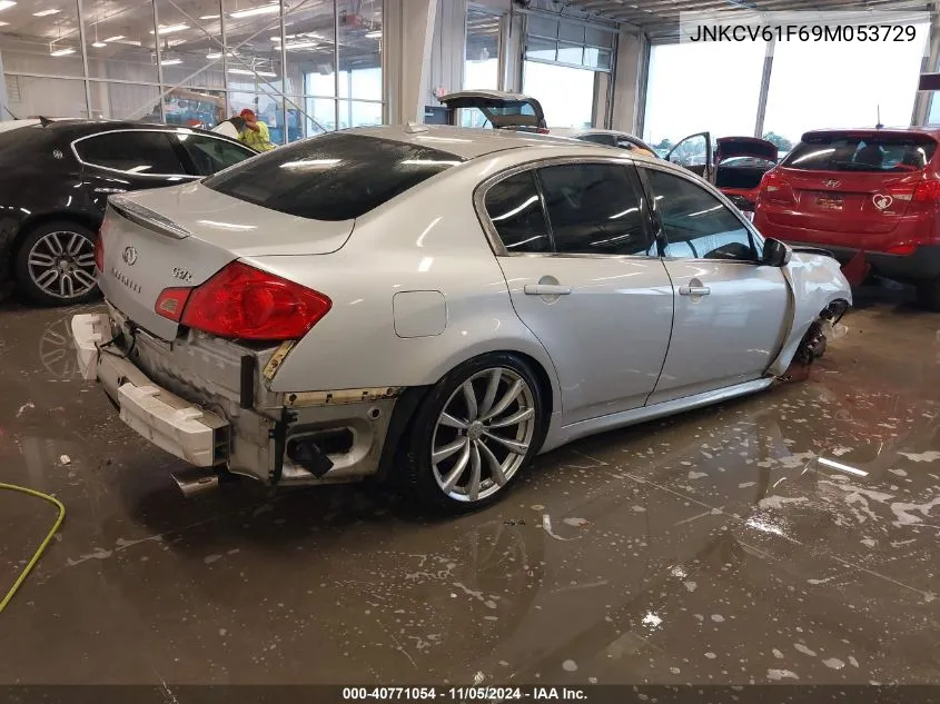 2009 Infiniti G37X VIN: JNKCV61F69M053729 Lot: 40771054