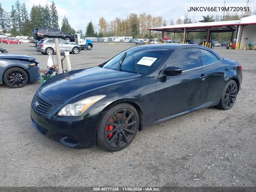 2009 Infiniti G37 VIN: JNKCV66E19M720951 Lot: 40777326