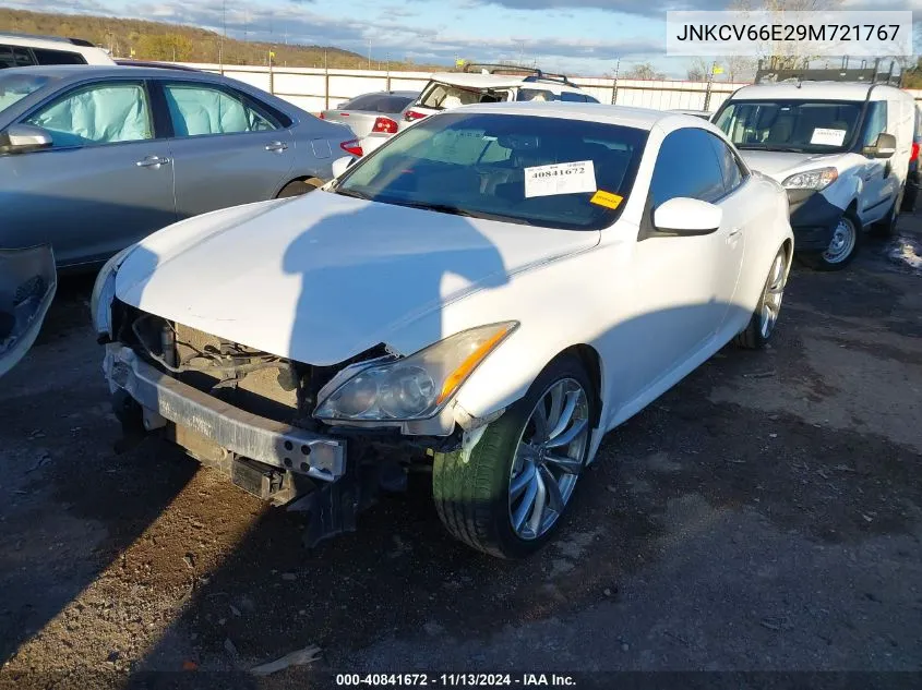 2009 Infiniti G37 VIN: JNKCV66E29M721767 Lot: 40841672