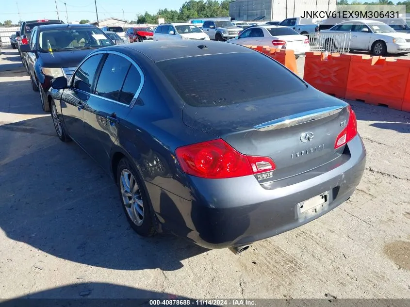 2009 Infiniti G37 Journey VIN: JNKCV61EX9M306431 Lot: 40878688