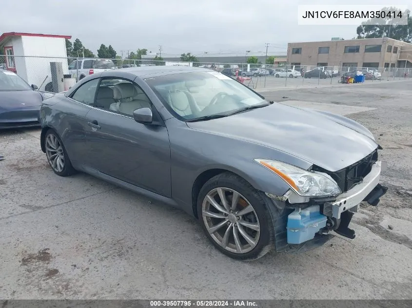 2010 Infiniti G37 VIN: JN1CV6FE8AM350414 Lot: 39507795