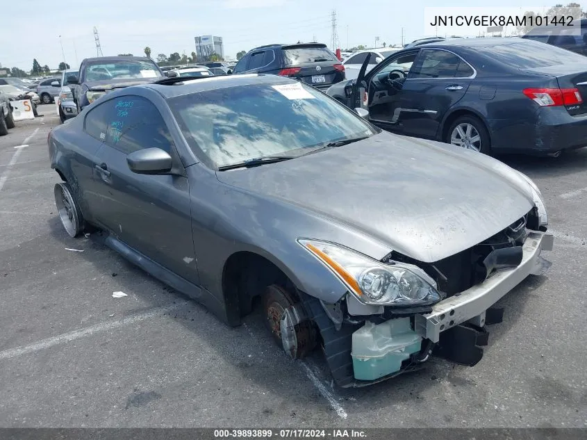 2010 Infiniti G37 Anniversary Edition VIN: JN1CV6EK8AM101442 Lot: 39893899