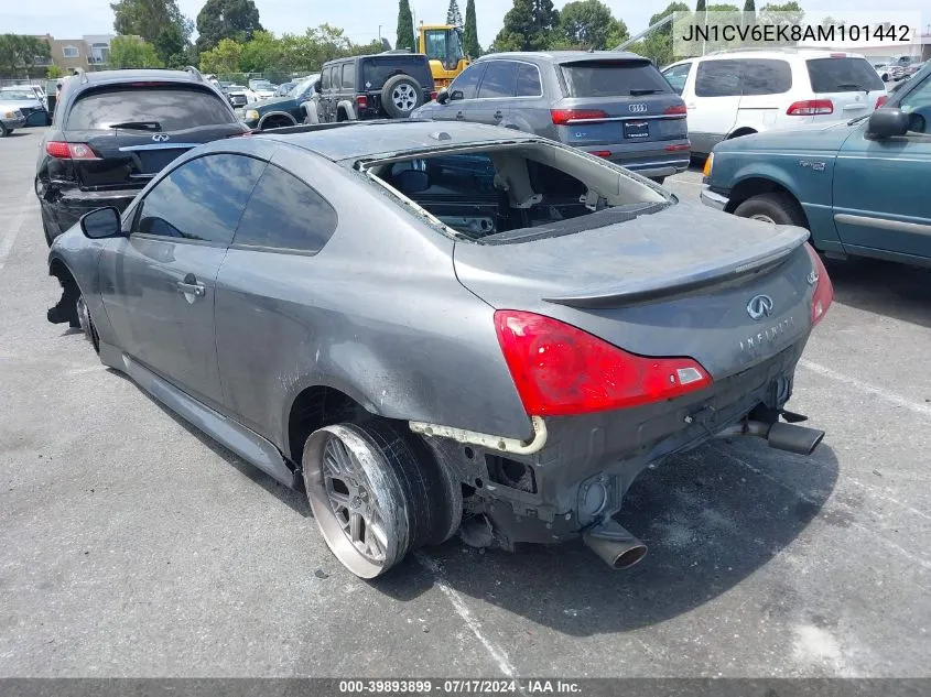 2010 Infiniti G37 Anniversary Edition VIN: JN1CV6EK8AM101442 Lot: 39893899