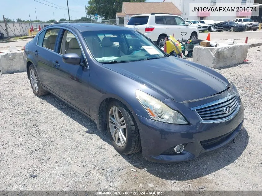 JN1CV6APXAM201074 2010 Infiniti G37 Journey