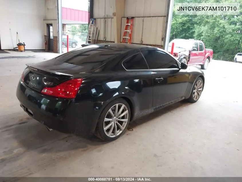 2010 Infiniti G37 Sport VIN: JN1CV6EK7AM101710 Lot: 40088781