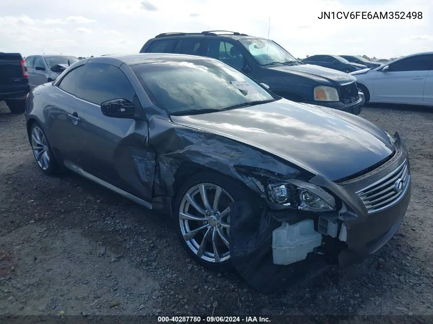 JN1CV6FE6AM352498 2010 Infiniti G37