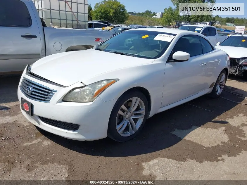 2010 Infiniti G37 Anniversary Edition/Sport VIN: JN1CV6FE8AM351501 Lot: 40324520