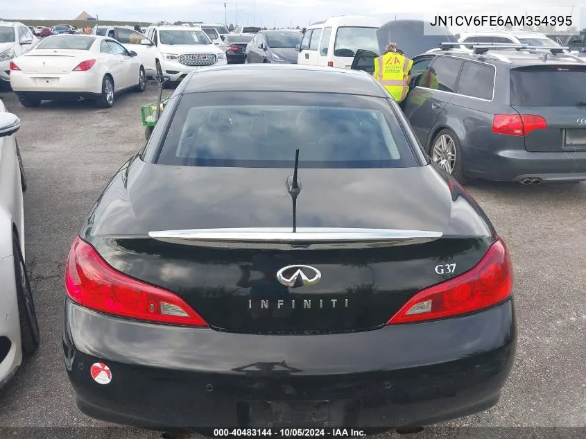 2010 Infiniti G37 Sport VIN: JN1CV6FE6AM354395 Lot: 40483144