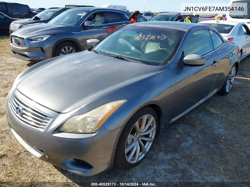 2010 Infiniti G37 VIN: JN1CV6FE7AM354146 Lot: 40529173