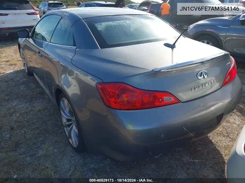 2010 Infiniti G37 VIN: JN1CV6FE7AM354146 Lot: 40529173