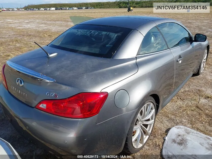 2010 Infiniti G37 VIN: JN1CV6FE7AM354146 Lot: 40529173